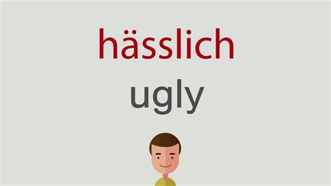 hässlich auf englisch|hesslich german english.